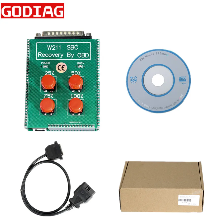 

For Mercedes Benz W211/R230 ABS and SBC Tool Repair Code C249F W211 SBC Recovery by OBD