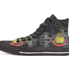 Power of Formula one Повседневная Высокая холщовая Обувь Кеды легкие ботинки для ходьбы