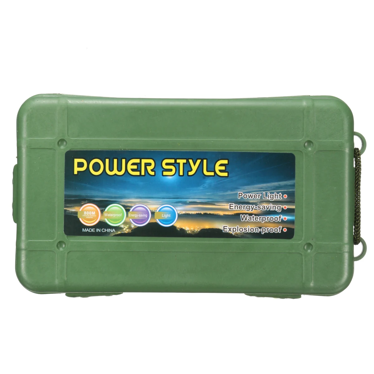 Jiguoor 191x112x55 мм противоударный зеленый пластиковый ящик для хранения