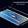 Akcoo Note 8 screen protector UV Full Glue Tempered Glass for Samsung Galaxy S8 9 note 8 9 full cover with earpiece hole cut out ► Photo 2/6