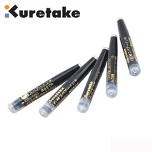 ZIG Kuretake чернильные картриджи Кисть ручка чернила заправки черный 5 штук Япония