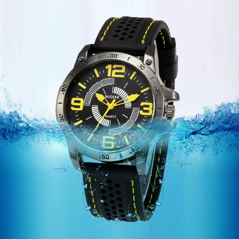 

2018 Hot Sale Watch Men Fashion Silicone strap Sport Cool relogio masculino Quartz Hours WristWatch reloj hombre erkek kol saati