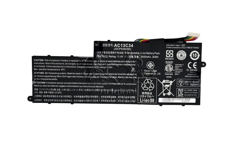 JIGU AC13C34 ноутбук Батарея для ACER Aspire Nautilus E-11 E3-111 E3-112 ES1 ES1-111 ES1-420 V-11 V3-111 V3-112 V5-122P