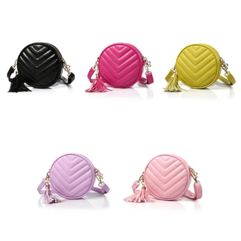 

Kids Girls Small Handbag Shoulder Bag Messenger Tassels Princess Crossbody Bags