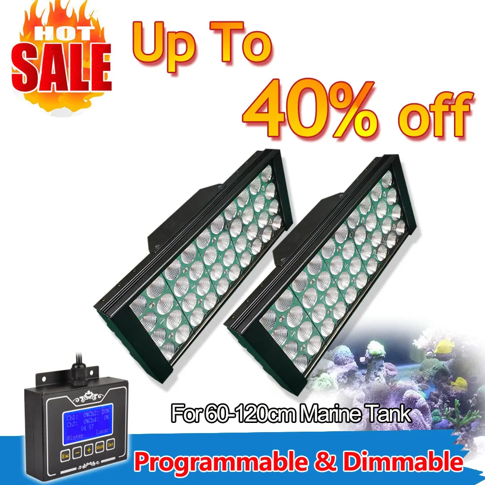 Programmable marine lamp timer Dimmable Full Spectrum for Coral Reef