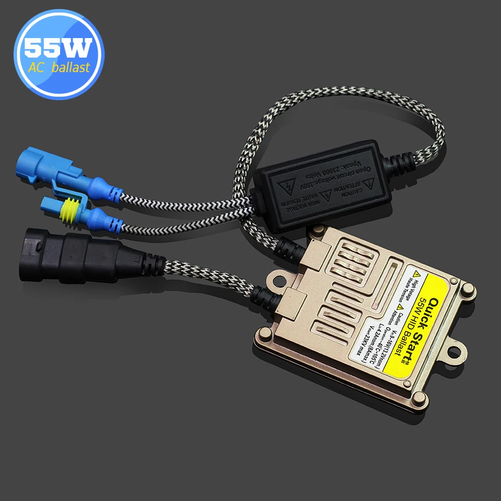 Bloco de Ignição Lastro para Carro Xenon Lastro 55 w 12 v Silm Digital Lâmpada h1 h3 h4 h7 9005 9006 9007 H13 Buildreamen2 ac Hid 9 Cheap Lâmpadas de farol de carro (Xenon)