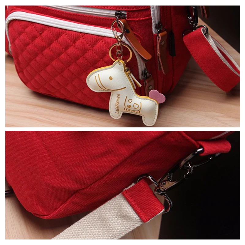  High Level Canvas Colorful Mommy Diaper Bag Baby Nappy Bags Maternity Mommy Women Backpack/Handbag/