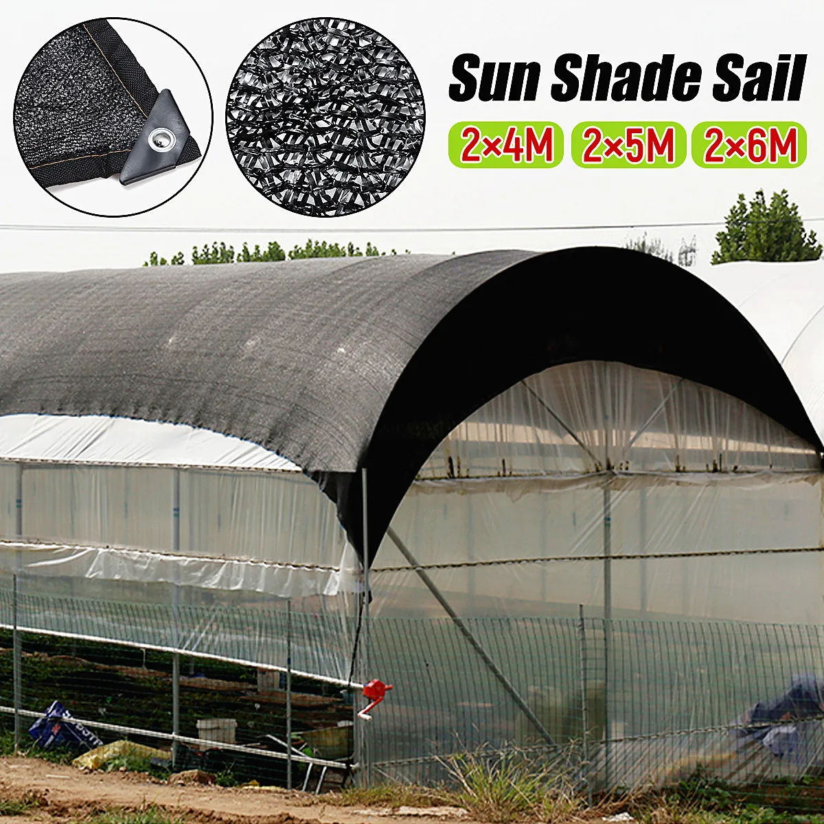

Landscaping Sun Screen Sail Mesh Netting Sunblock Shade Cloth UV Garden And Plant Greenhouse Shade Panel Various Specifications