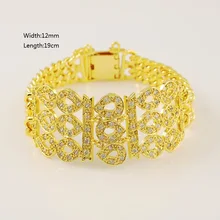 Fashion Vintage Luxury 24K Gold Plating Bracelet for Noble Yellow Gold Color Bracelets for Women Ladies Graceful Jewelry Gifts Fashion Vintage Luxury 24K Gold Plating Bracelet for Noble Yellow Gold Color Bracelets for Women Ladies Graceful Jewelry Gifts