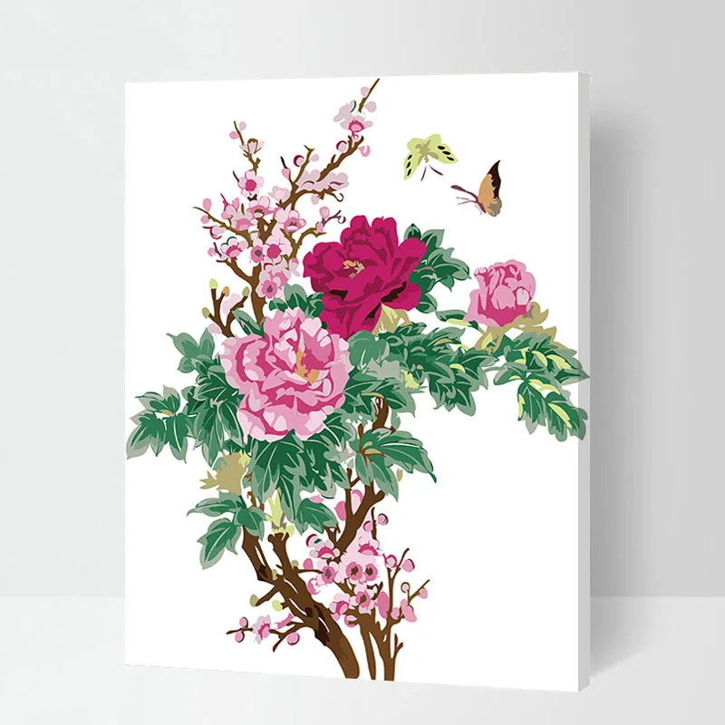 Online Buy Wholesale chinese peony painting from China