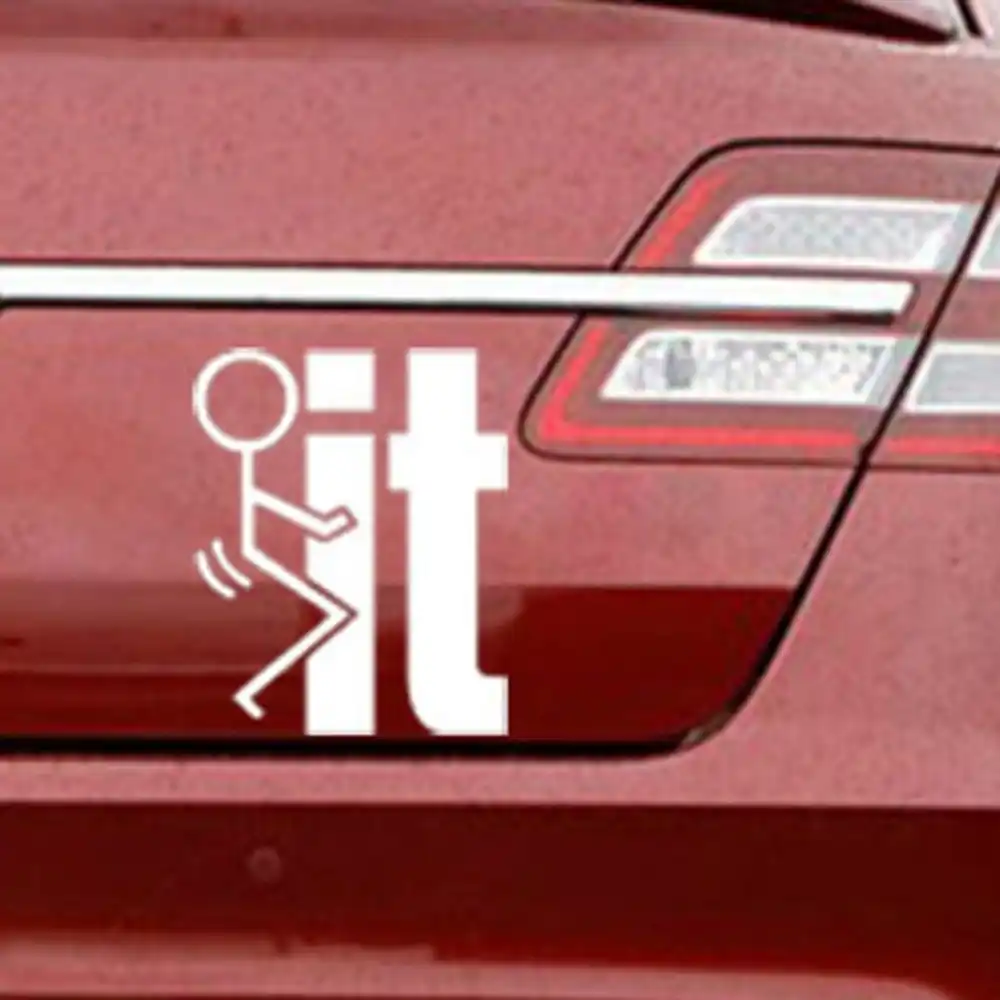 Europe and the United States simple English people it car wall stickers ebay hot body IT FUNNY JDM stickers