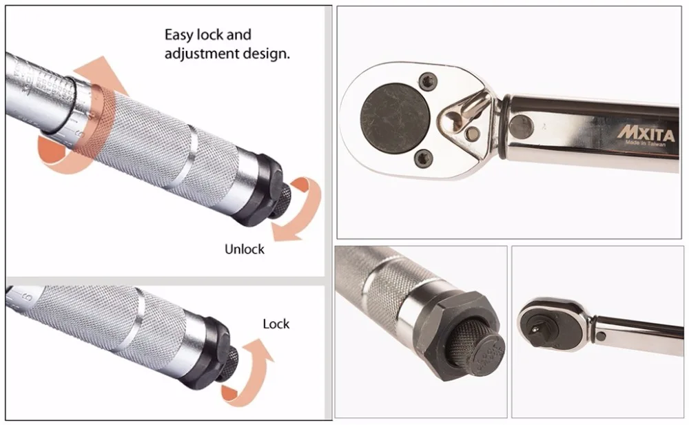 MXITA 1/2 ''привод 70-350NM динамометрический ключ хранилище инструментов ножной фунт привод нажмите Регулируемый ручной гаечный ключ с трещоткой гаечный ключ инструмент