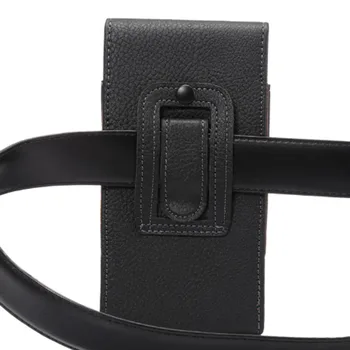 Universal Belt clip Holster for 3.5''~6.3'' Mobile Phone Bag Case Men Waist Bag for iPhone Samsung Huawei Hidden Magnetic Buckle 4