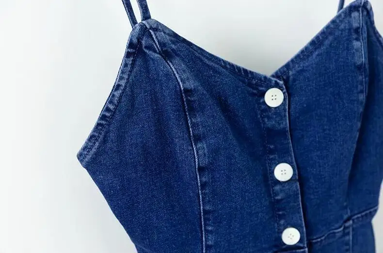 Toppies Women 2019 Summer Blue Denim Dress V-neck Slim Jeans Dress with Buttons Female Mini Dress