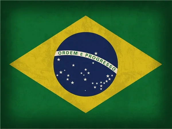 Design-T-117-Brazil Flag Vintage Distressed Finish Mixed Media,