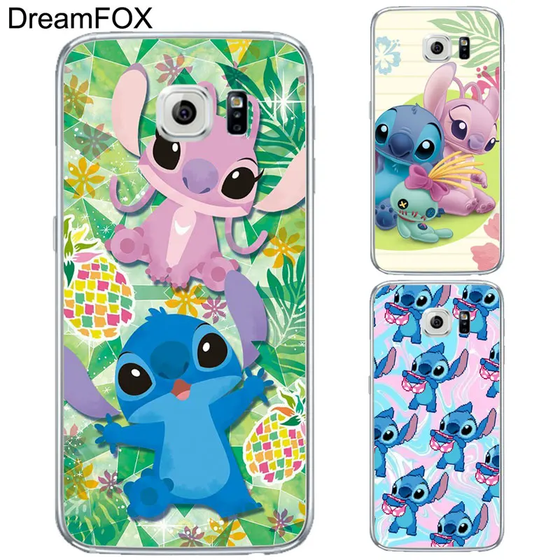 DREAMFOX L337 милый мультяшный Ститч Мягкий ТПУ силиконовый чехол для samsung Galaxy Note S 3 4 5 6 7