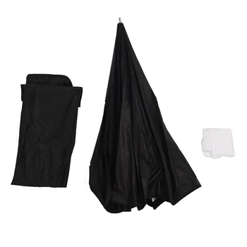 

80cm / 31.5in Octagon Umbrella Softbox Reflector Diffuser with Carbon Fiber Bracket for Speedlite Flash Light Sliver Black
