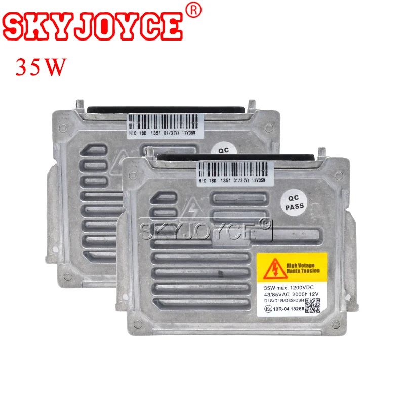 SKYJOYCE 35W Original Ballast D1S D1R HID Xenon Ballasts Control Module OEM 63117180050 89034934 For D3S D3R car Headlight Bulbs (2)