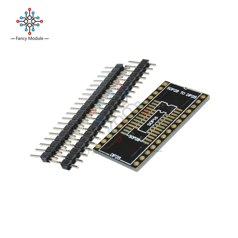 10PCS SOP16 SOP28 To DIP16 DIP28 SSOP28 TO DIP28 Adapter PCB Conveter Board