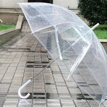 100 шт./лот Аполлон зонтик Сгущает ветрозащитный прозрачный Bubble Deep Купол Зонтика