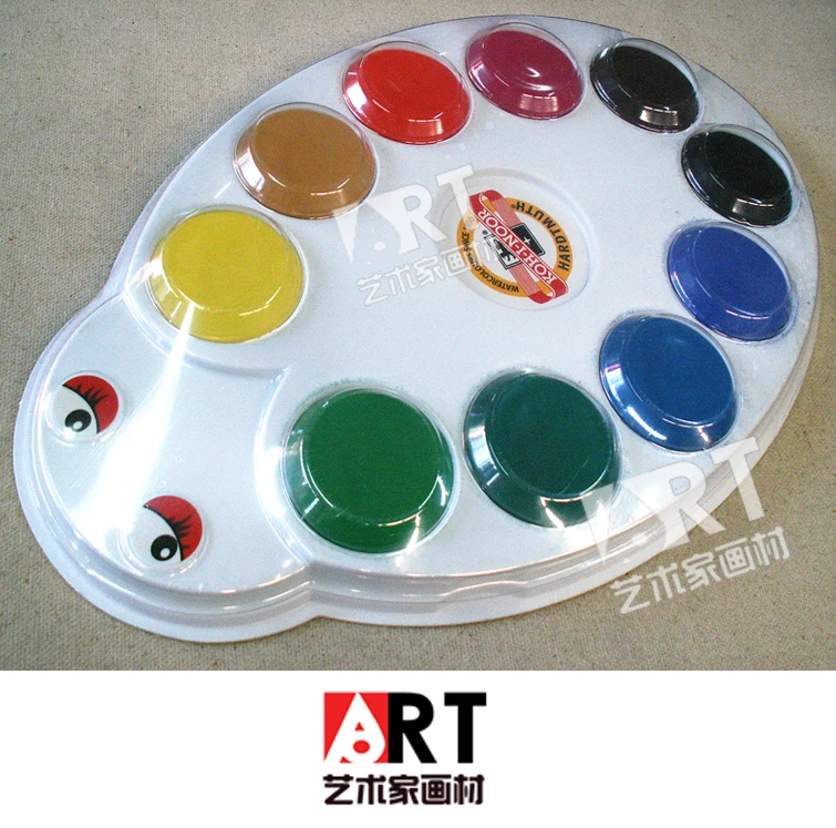 

Free shipping ART choose classic Lady beetle pattern professional watercolor solid pigment 10 color set