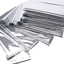 1 шт. Походное аварийное одеяло первой помощи Портативный Спасательный занавес для выживания Инструменты для палаток Открытый Туризм спасательный фольга термо комплект