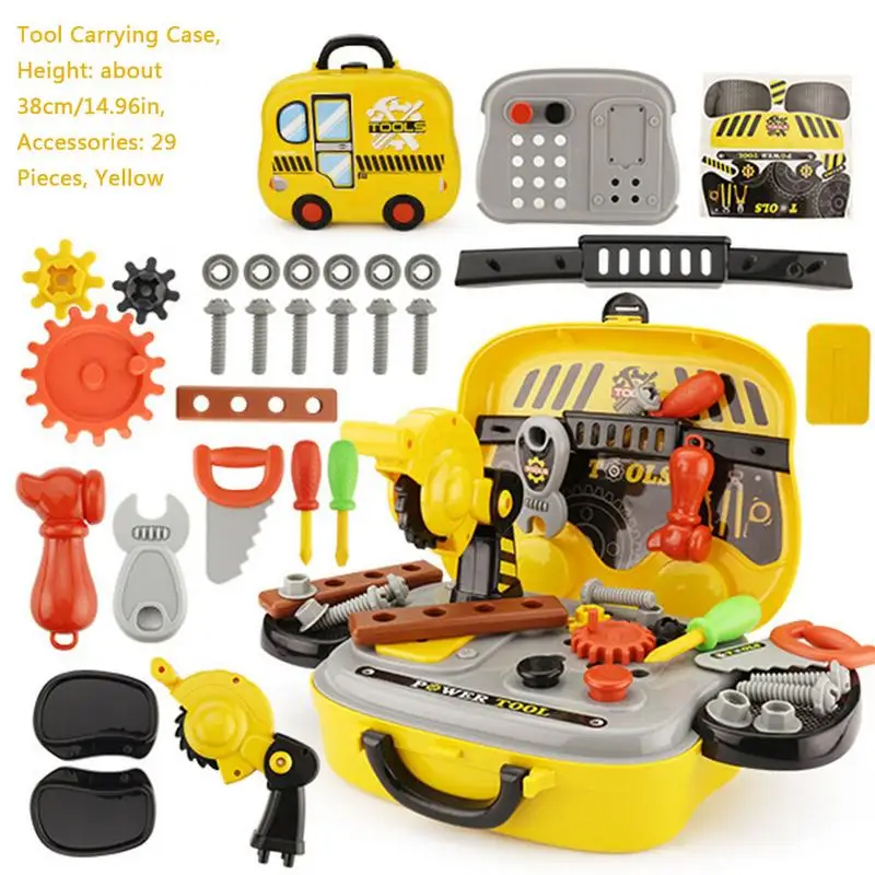 Children's House Play Educational Toy Set Medical Care Kitchen Tool Cosmetics Portable Suitcase Toy