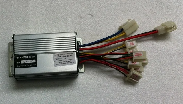 Set Controller E Manopola Acceleratore Per Bici Elettrica 36V 1000W - Compatibile Con Motore A Spazzole, Con Indicatore Di Batteria LED E Impugnatura A Vite - 5