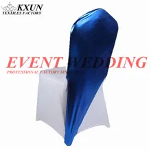 1 шт Bronzing покрытием Половина растянуть стул Кепки капюшон полосы для лайкра спандекс стул крышка украшение для свадьбы