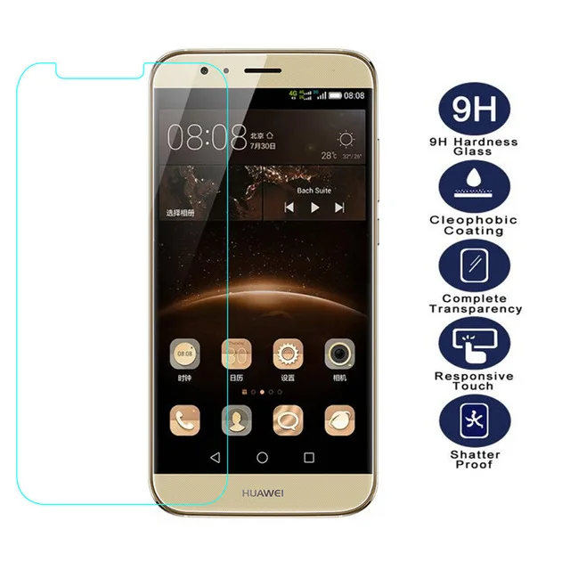 2.5D для Huawei G8 GX8 закаленное стекло Оригинал 9H Высококачественная защитная пленка