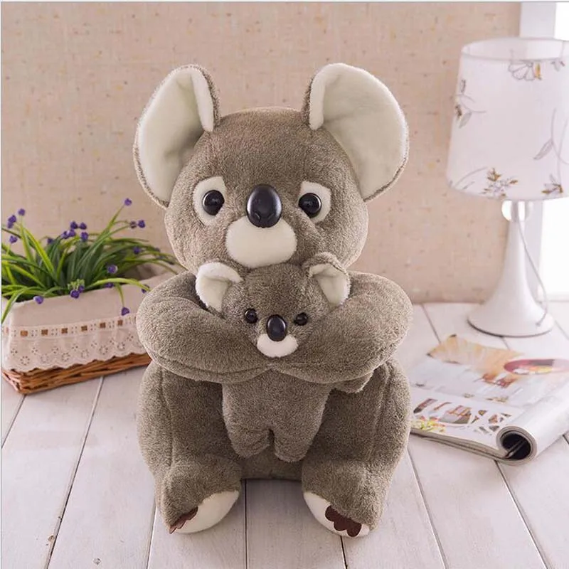 

35cm Kangaroo Plush Toys Doll Koala & Baby Lover Dolls Euro-American Movie Plush Stuffed Toys Free Shipping