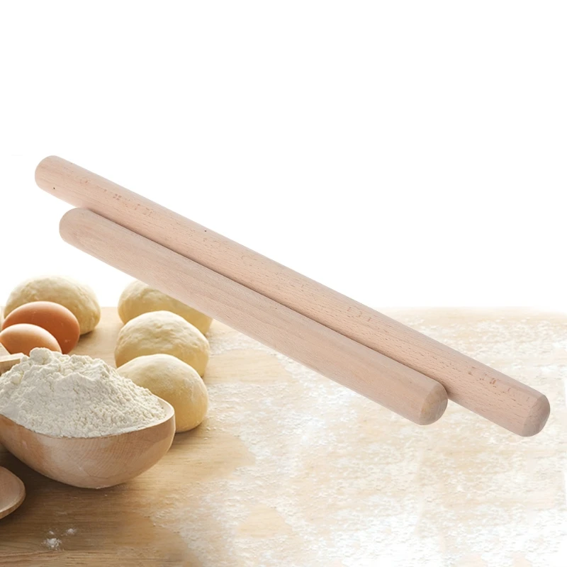 Natural Wooden Rolling Pin Fondant Cake Decorating Dough Natural Wooden Rolling Pin Fondant Cake Decorating Dough