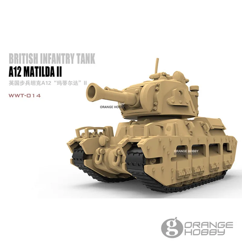 OHS Meng WWT014 Q Versin пехотный Танк A12 Matilda II Сборная модель строительные