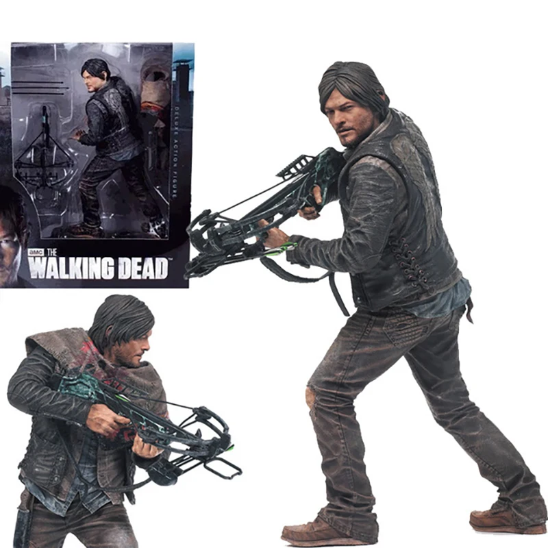 

NEW Hot 25cm The Walking Dead Figure Daryl Dixon Action Figures Doll Collection Toys Birthday Gift for Children
