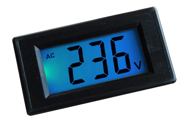 D69-120 LCD Digital Display AC Voltmeter Meters Volt Voltage Tester AC80-500V 