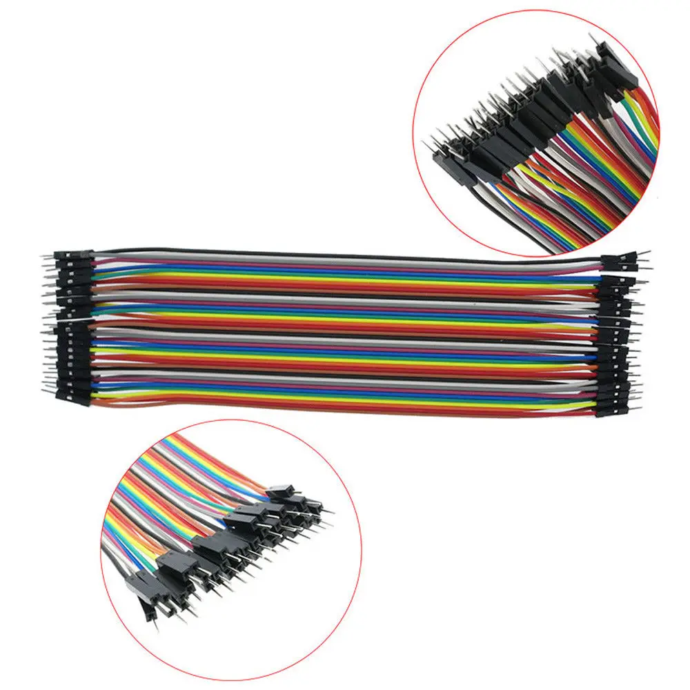 Dupont Jumper Wire 10CM 20CM 30CM for Arduino Breadboard Cable Line Male to Male Male to Female Female to Female Electronic DIY (1)