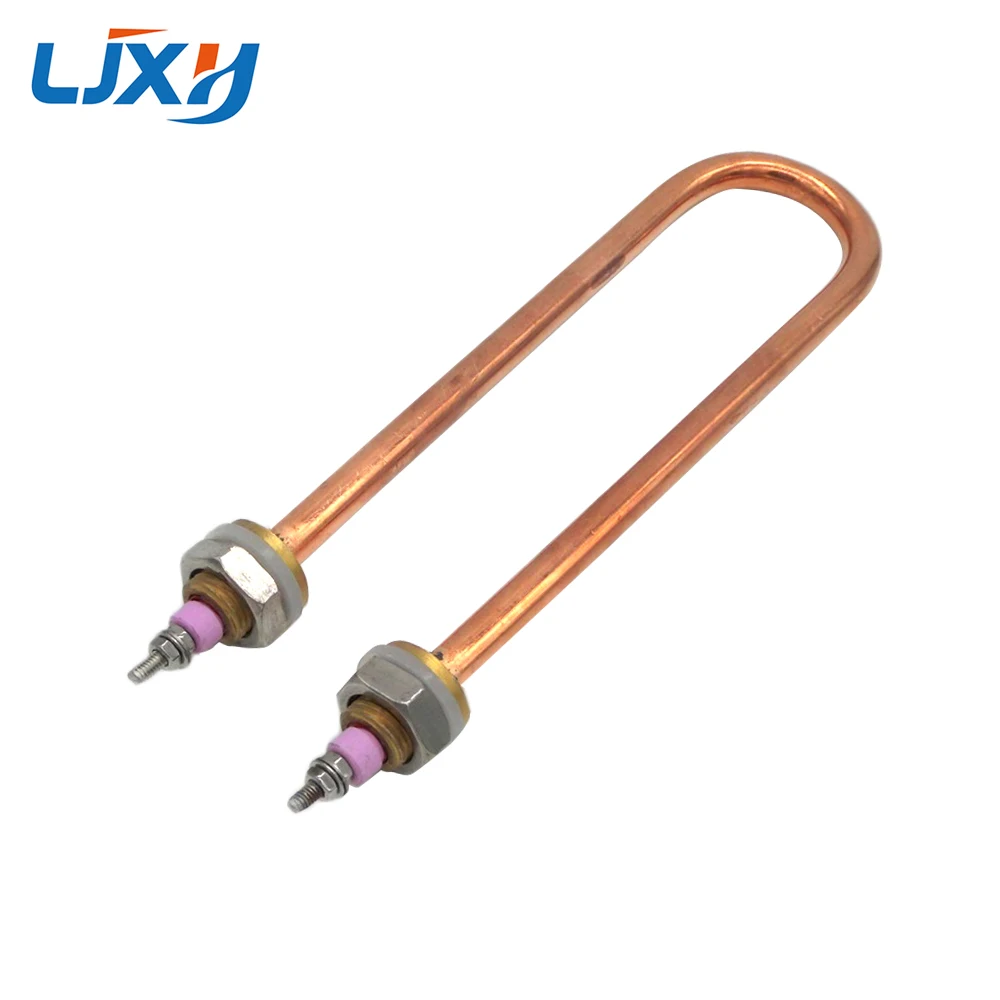Cena LJXH U Shaped AC220V 380 V M16 gwint elektryczny rurowy miedziany podgrzewacz wody 1KW 1.5KW 2KW 3KW 4KW