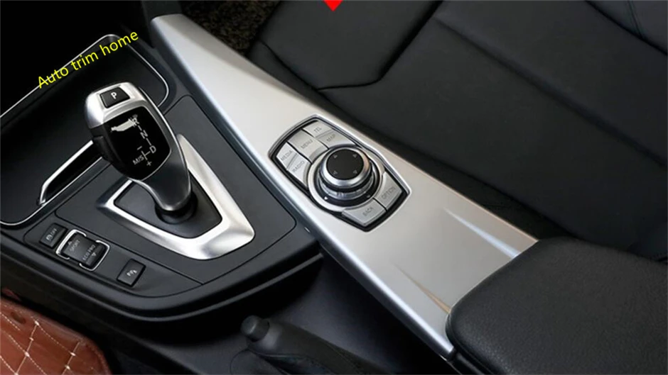 

Interior For BMW 3 Series F30 316i 320i 328i 2013 - 2017 ABS Multimedia Panel Central Control Lid Frame Decoration Cover Trim