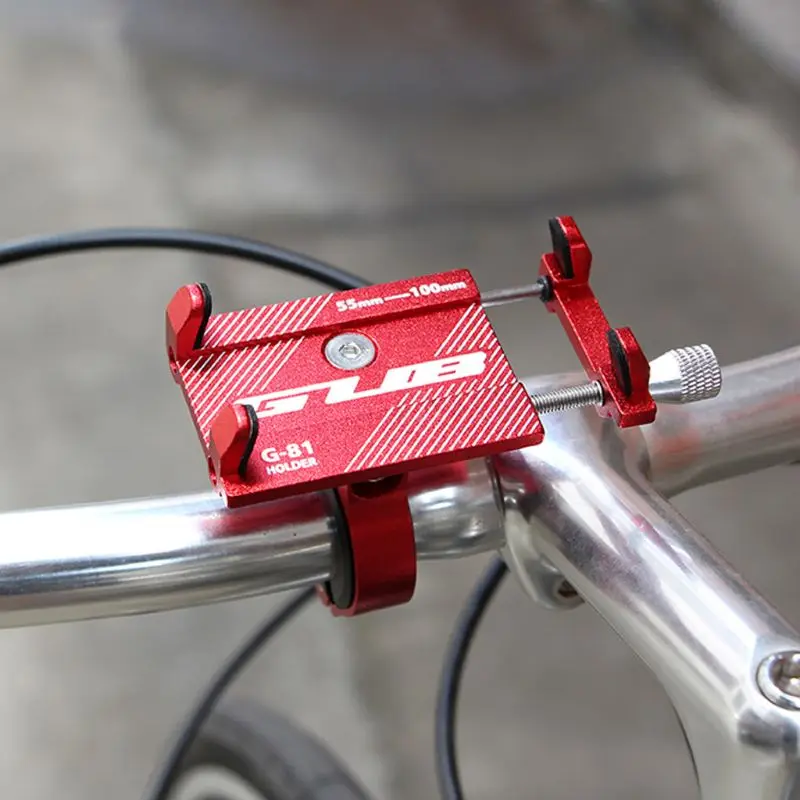

Aluminum Adjustable Motorcycle Bike Bicycle Racks Cell Phone Mount Holder Stand For iPhone 3.5-6.2 inch Smartphone