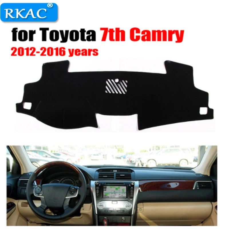 RKAC Car dashboard cover mat for TOYOTA 7th CAMRY 2012 2016 years Left