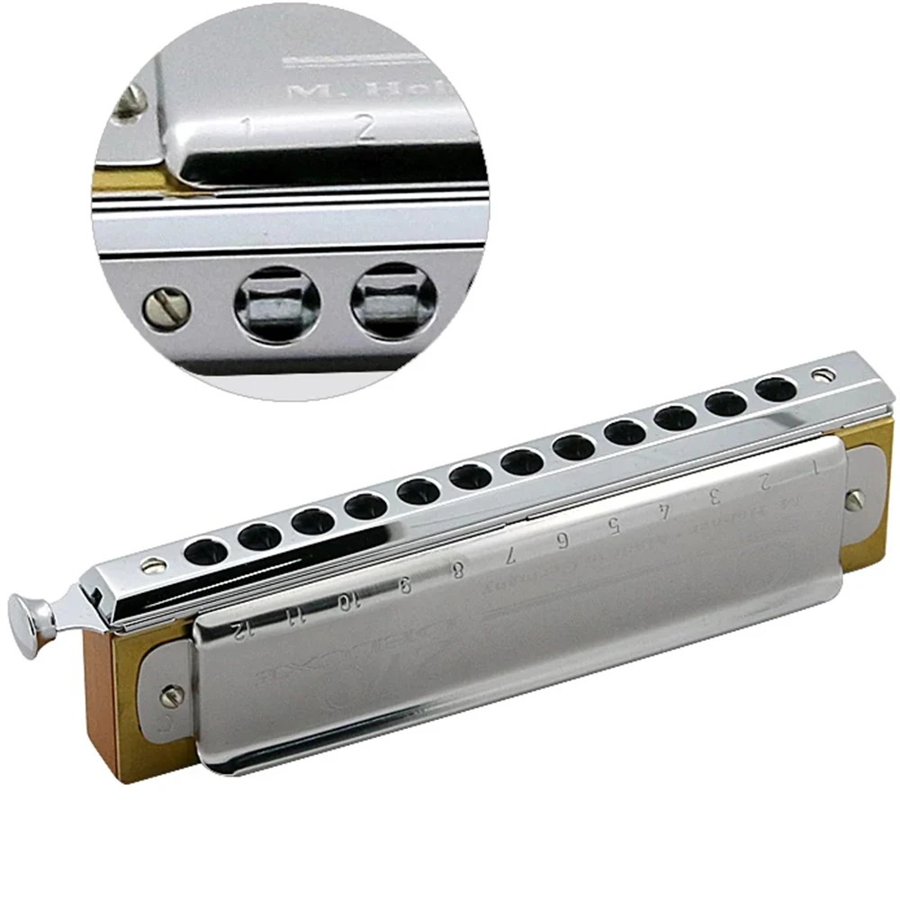 Hohner Super chromonics 270 Deluxe хроматическая гармоника с 12 отверстиями инструменты для рта