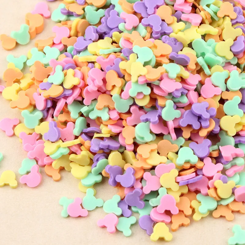 Fake Candy Clay Sprinkles For Filler For Slime DIY Supplies Fake Cake Dessert Mud Particles Decoration Toys 3