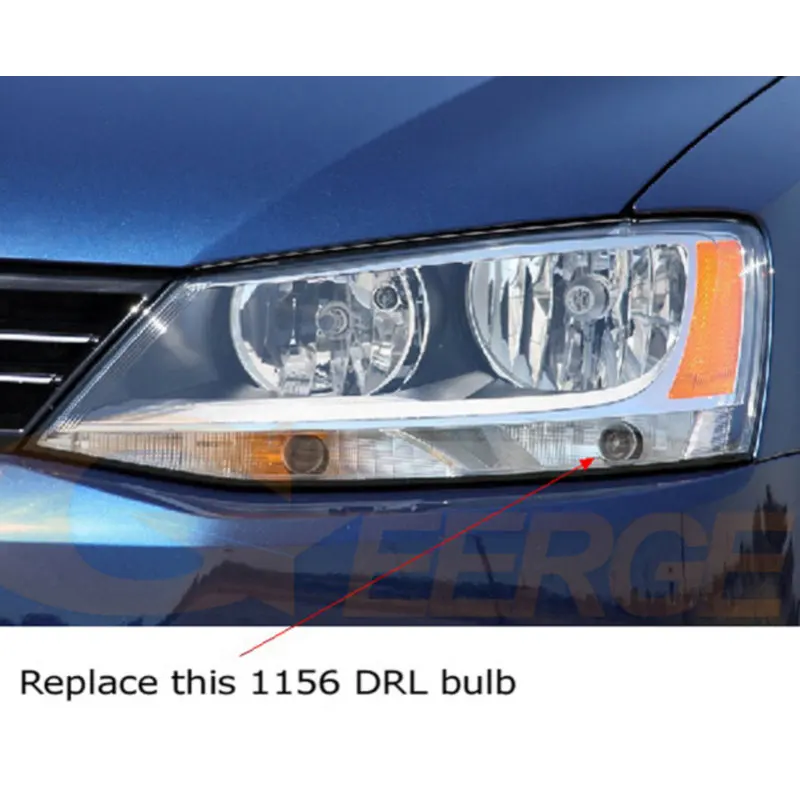 Дневные ходовые огни для Volkswagen VW Jetta MK6 2011 2012 2013 2014 2015 2016 Ультраяркий белый