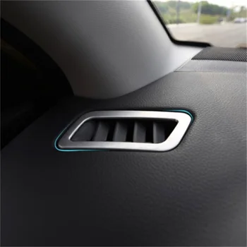 

ABAIWAI Car 3D Chromium Styling Stickers For Nissan Qashqai Air Condition Outlet Decoration Auto Interiors Covers 2014 2015 2016