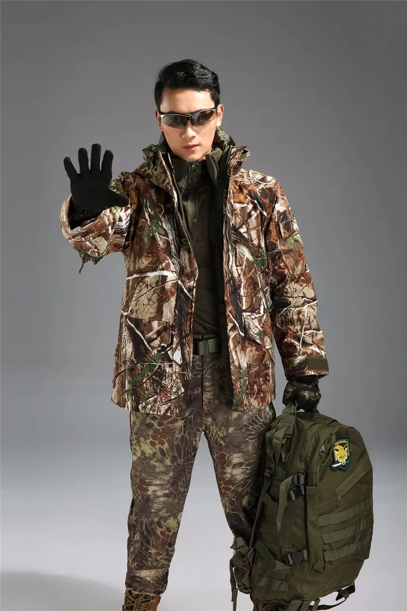 Военная охота зимняя куртка мужская тактическая Боевая куртка Militar непромокаемая ветровка куртка Casaco Masculino куртки мужские