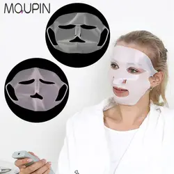 2 шт силиконовая маска для лица Лист Белый антискользящий уха фиксированной предотвратить сущность испарения увлажняющий гелевая маска