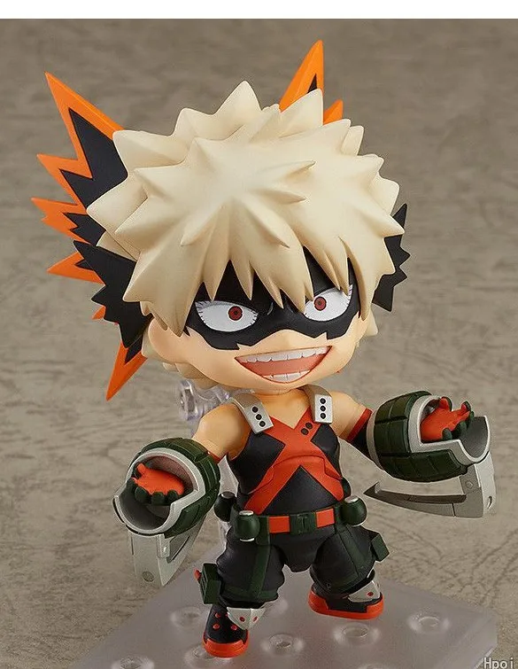 Аниме Мой герой Academy 10 см Nendoroid Izuku Midoriya 686/Bakugou катсуки 705 фигурка - Цвет: 705 no box