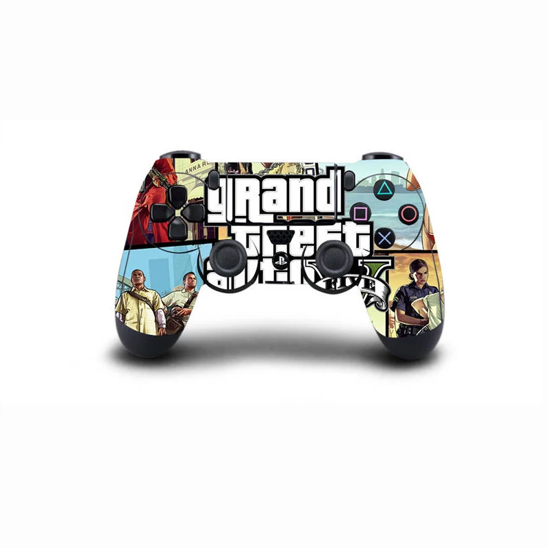 Gta 5 кожи Стикеры s для PS4 беспроводной контроллер геймпад Защитная крышка
