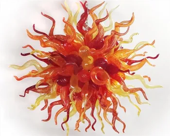 

Modern Hand Blown Murano Glass Art Chandeliers with LED Bulbs Cheap Price Style Best Home Decorative LED Chandelier