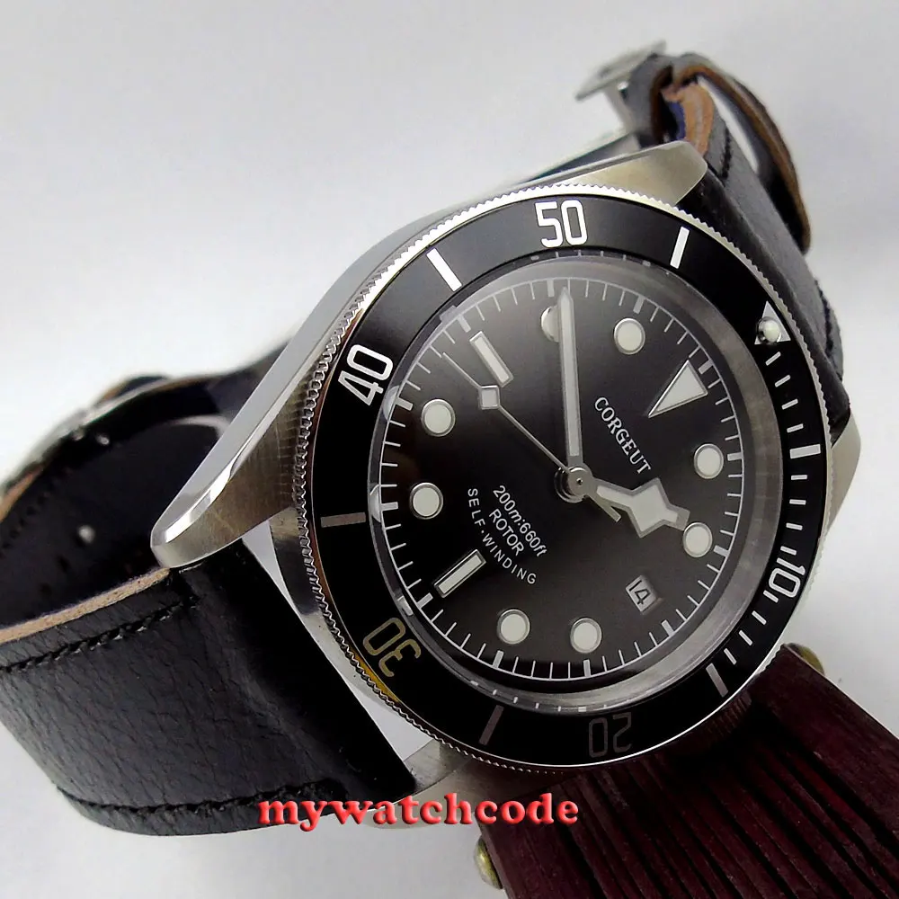 41mm corgeut black dial Sapphire Glass miyota Automatic movement mens Watch C7 41mm corgeut black dial Sapphire Glass miyota Automatic movement mens Watch C7